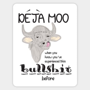 Deja Moo Sticker